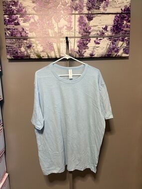 Men’s Alternative Light Blue Short Sleeve Crew Tee Size XL NWOT